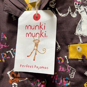 Munki Munki Pajamas Halloween Dios Los Muertos (Day of the Dead)